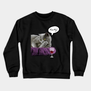 DRUNKY CAT Crewneck Sweatshirt